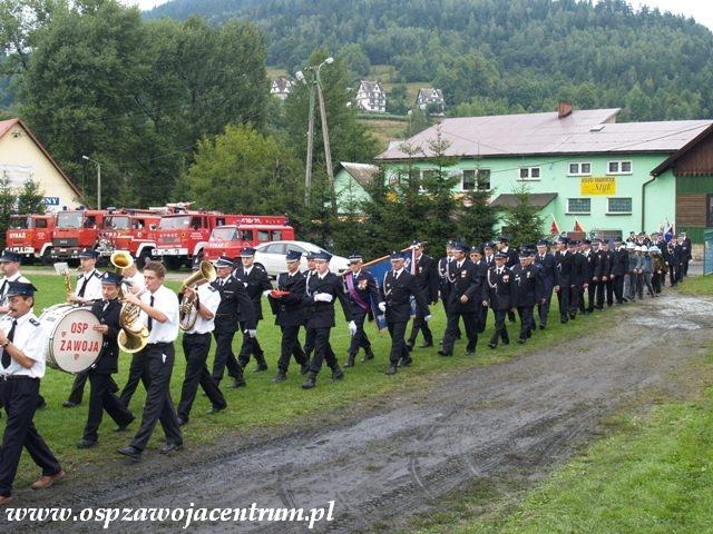 Przemarsz na miejsce uroczystosci